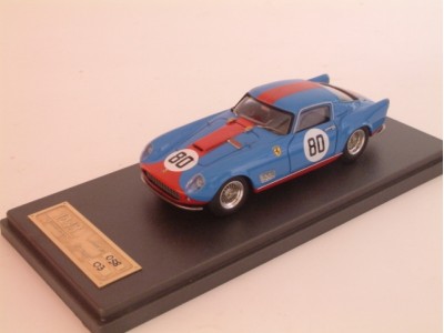 Ferrari 250 GT TDF # 80 3 Ore D’Auvergne 1958 Da Silva Ramos 0749GT - Standard Built 1:43